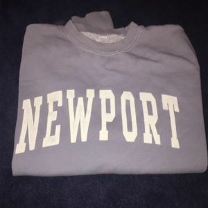 Distressed Brandy Melville Newport Crewneck